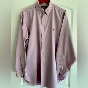 Polo Ralph Lauren Purple “Yarmouth” Button Down Oxford EXCELLENT-17 1/2/ 34/35